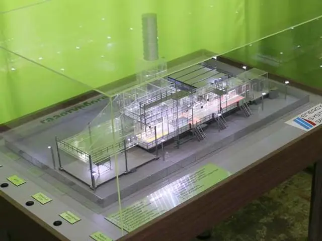 Gas turbogenerator engineering model, 1:150