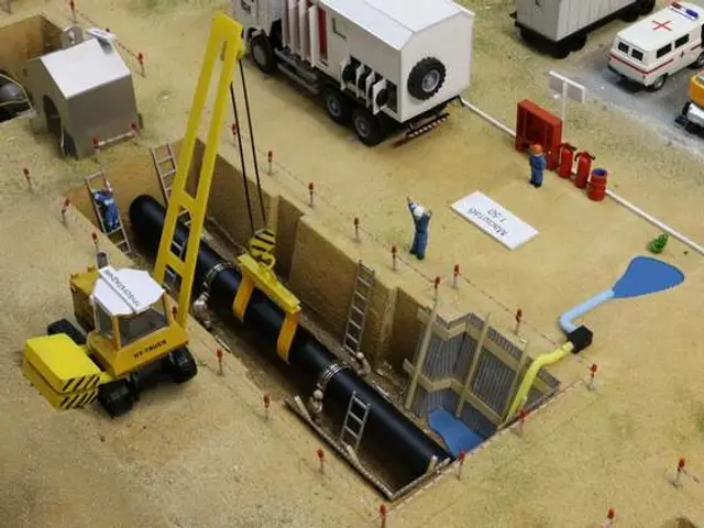 Pipeline repair works training model, 1:50